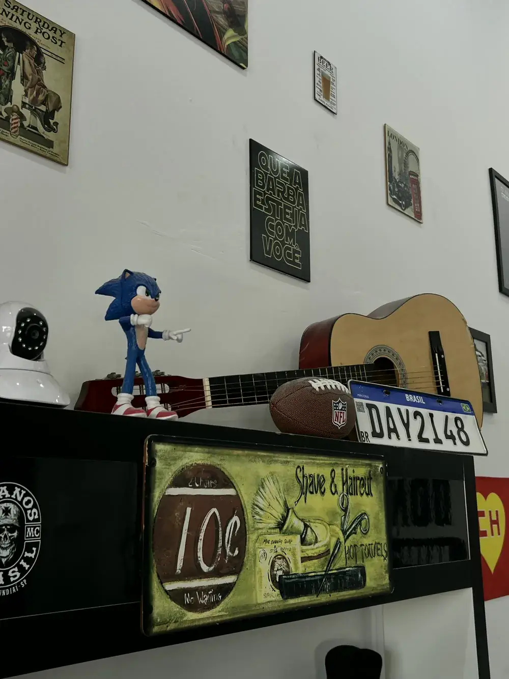 Detalhes da decoração da nova unidade Don Cabeça